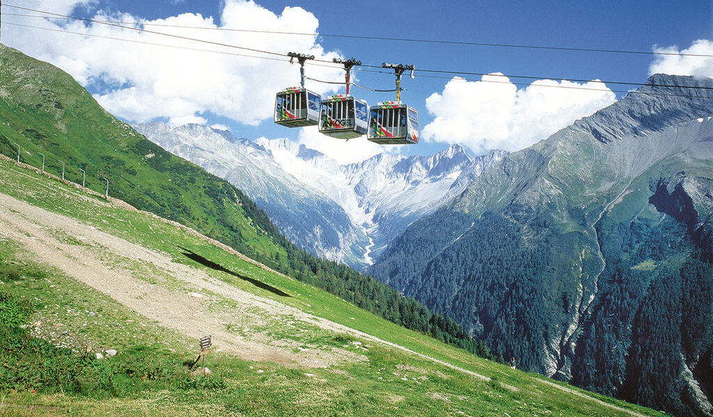 Ankogel-Bergbahn im Sommer Ankogel-Bergbahn im Sommer