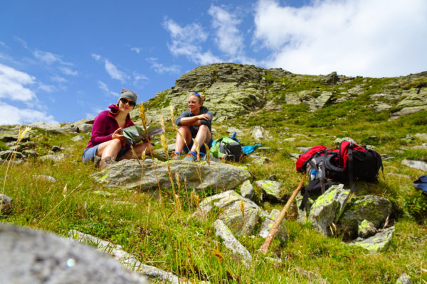 10 Eine wohlverdiente Pause Kreuzeck Höhenweg Schütt