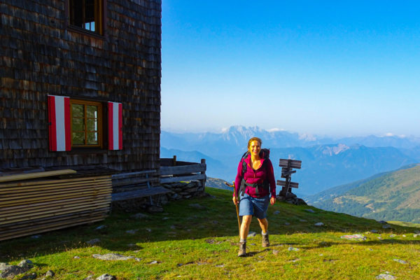 7 gut gelaunt starten wir in den Tag Kreuzeck Höhenweg Schütt